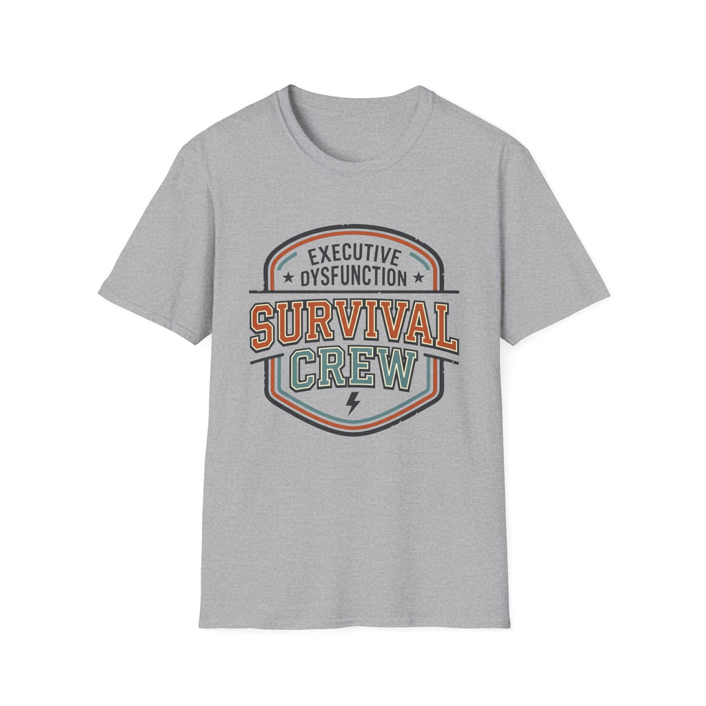 Executive Dysfunction Survival Crew T-Shirt