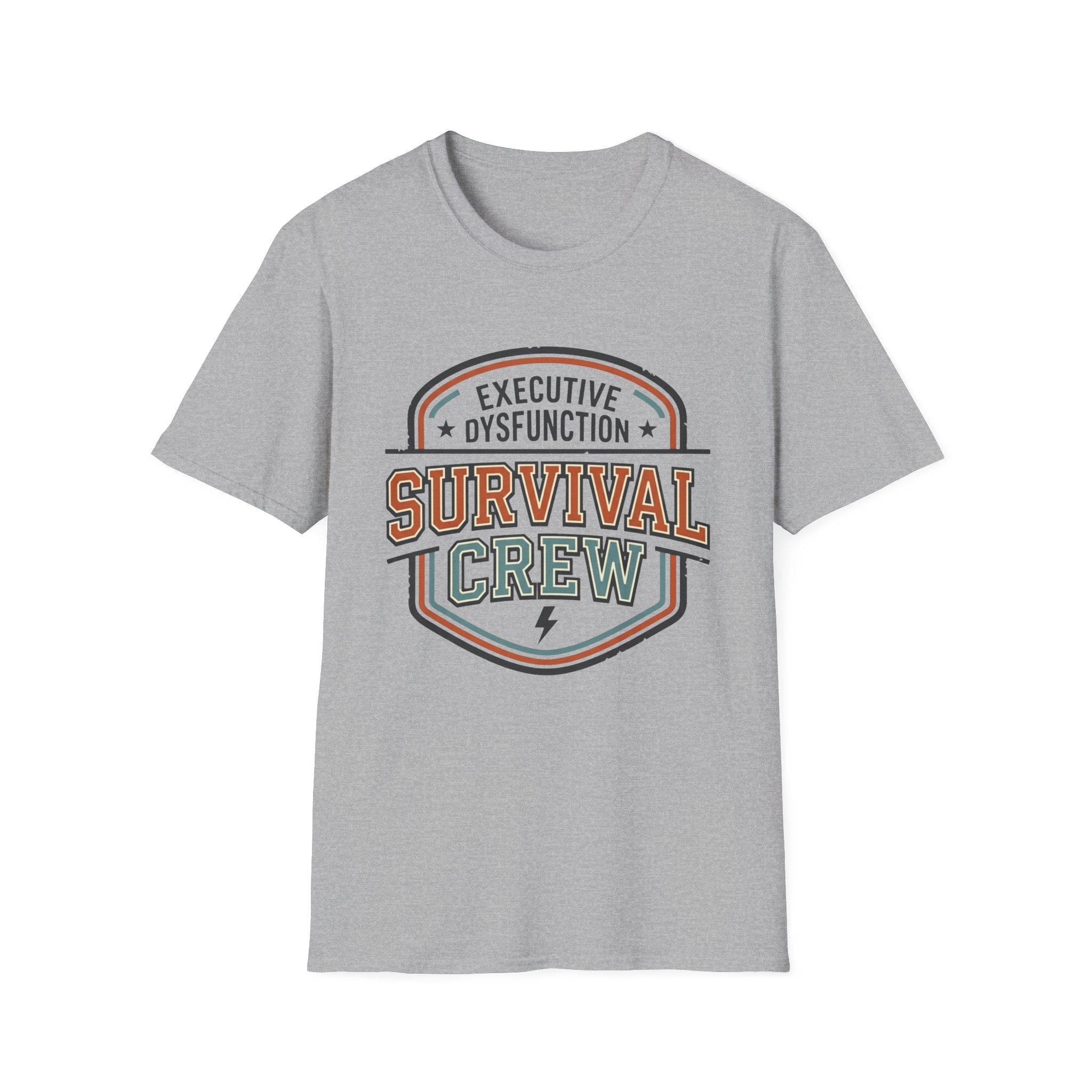 Executive Dysfunction Survival Crew T-Shirt