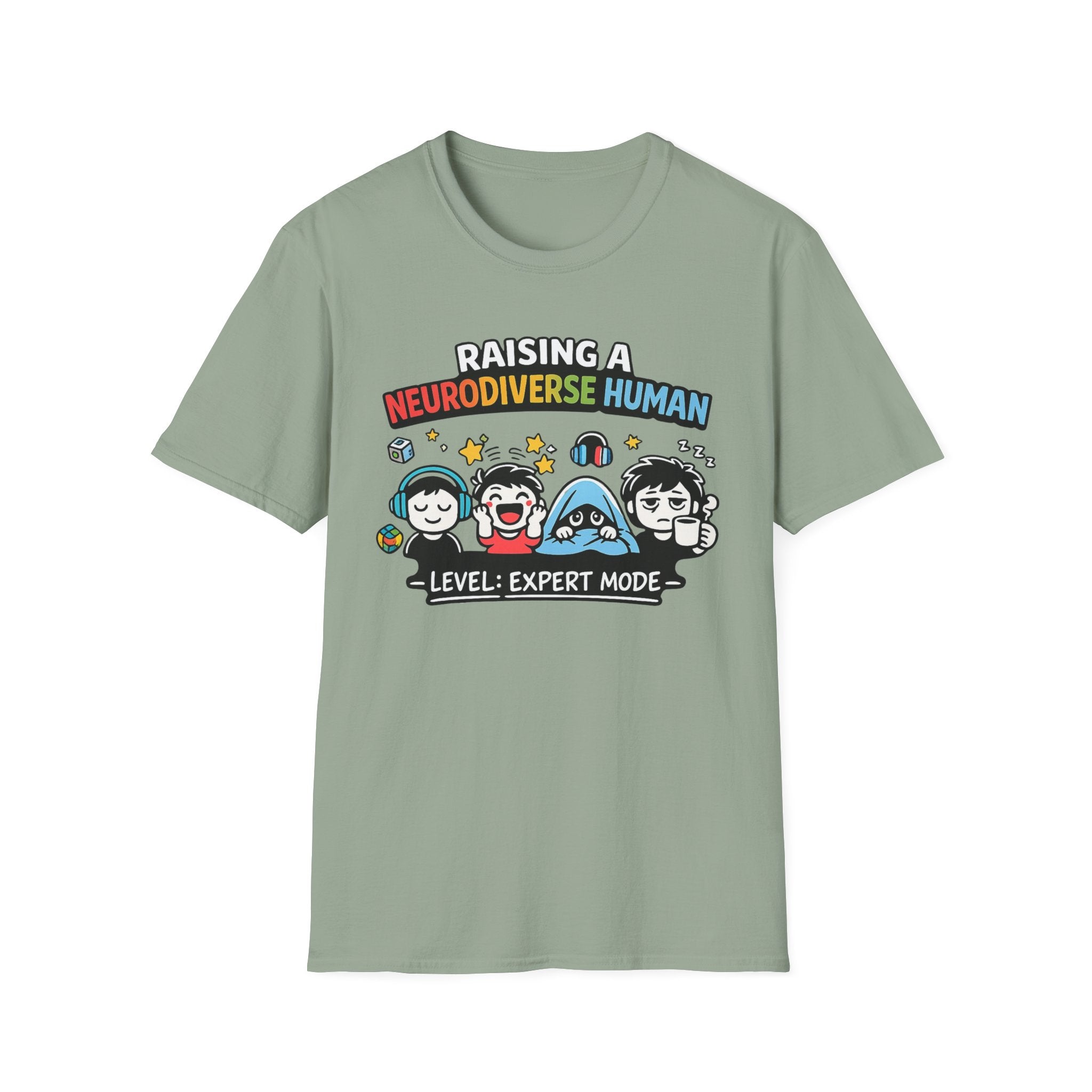 Raising a Neurodiverse Human Level Expert Mode T-Shirt