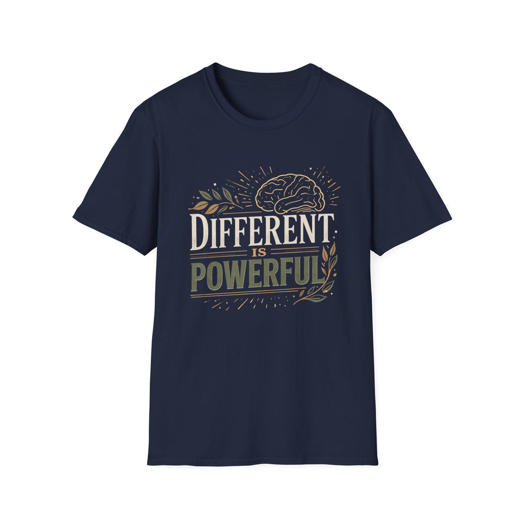 Different Is Powerful Floral T-Shirt