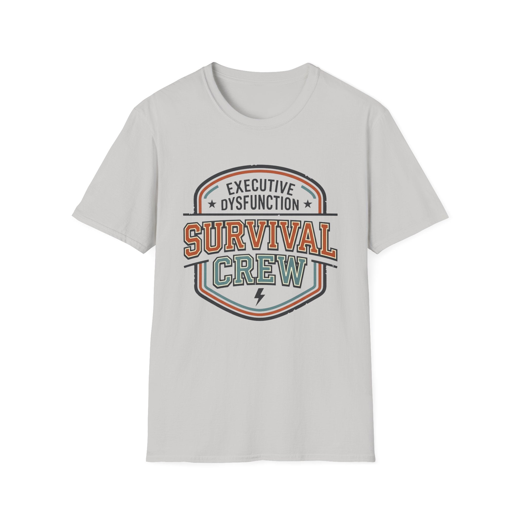 Executive Dysfunction Survival Crew T-Shirt