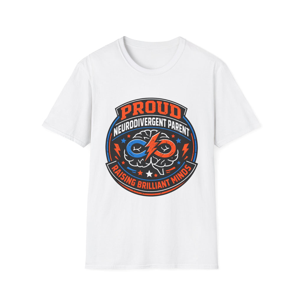 Proud Neurodivergent Parent Badge T-Shirt