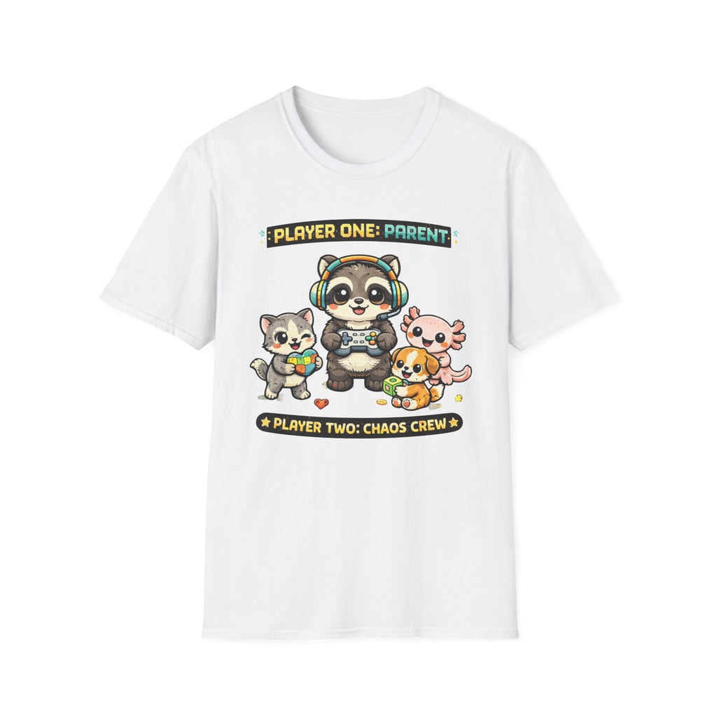 Player One Parent, Player Two Chaos Crew T-Shirt