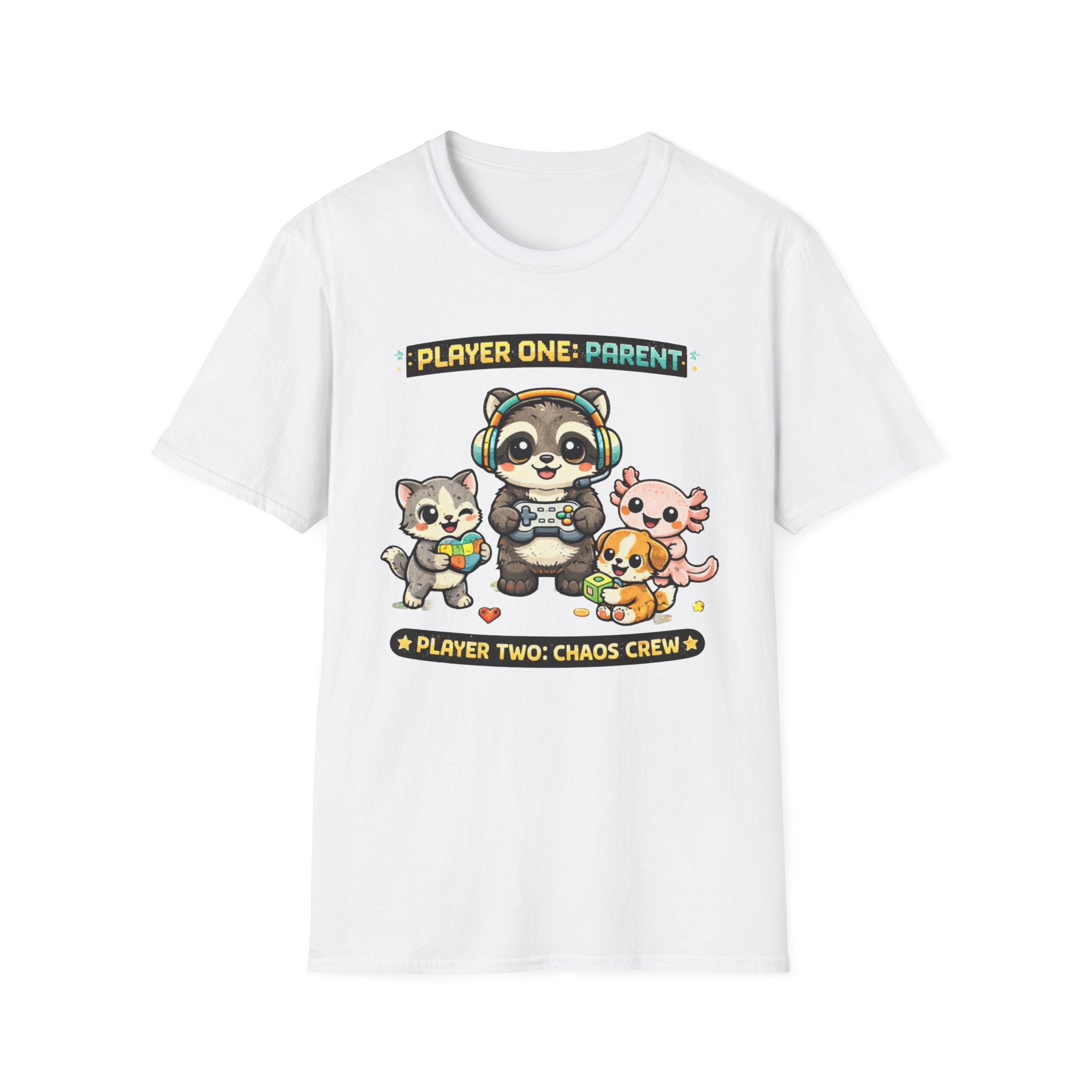 Player One Parent, Player Two Chaos Crew T-Shirt