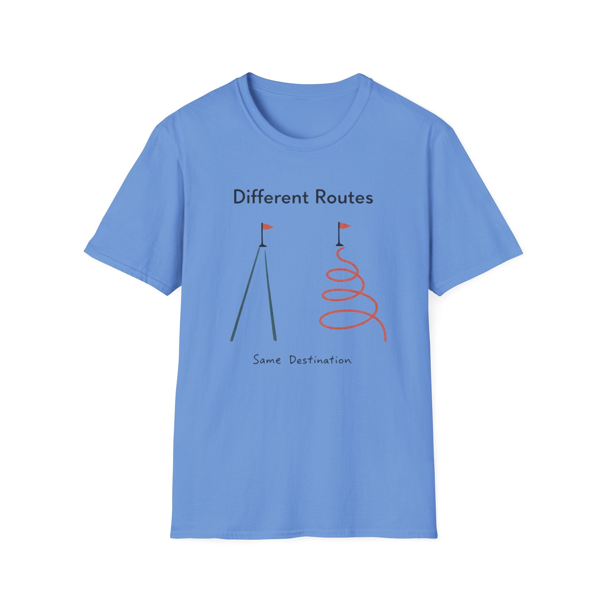 Different Routes Same Destination T-Shirt