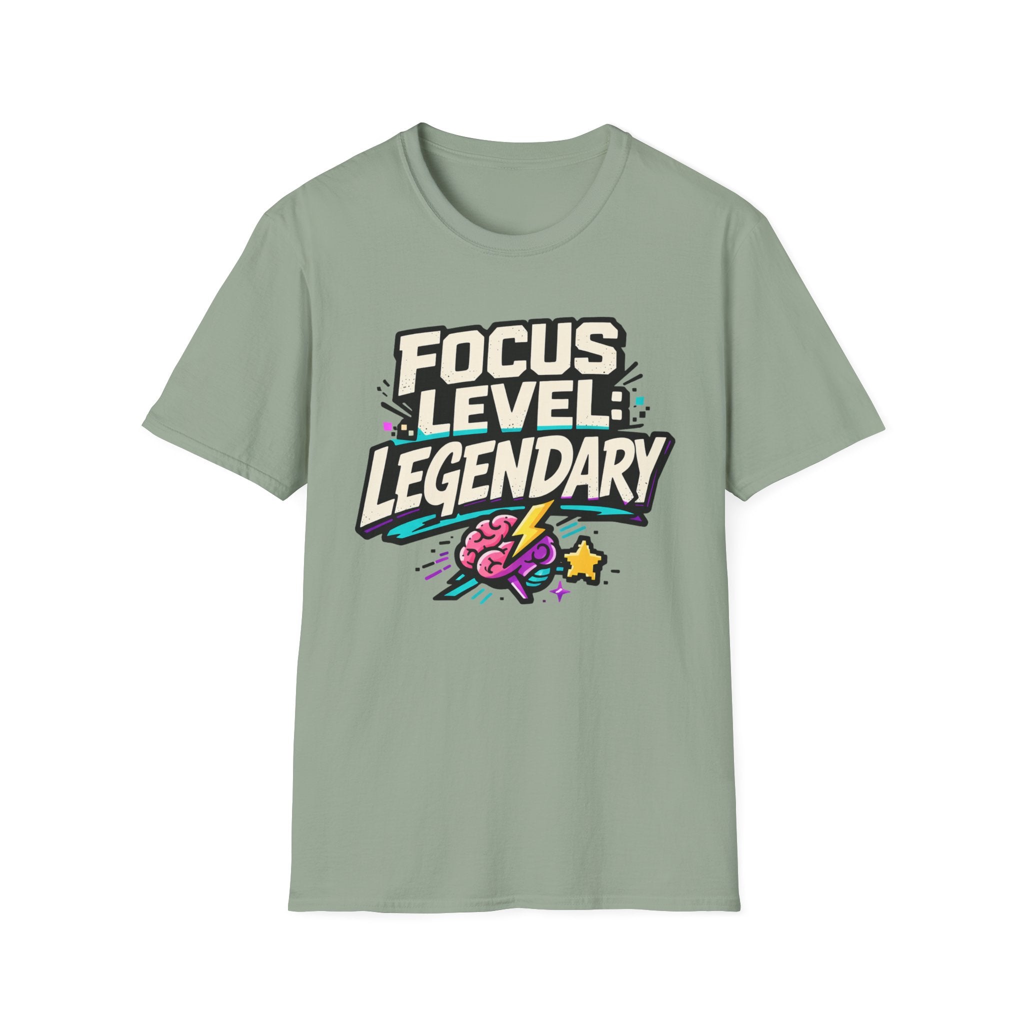 Focus Level Legendary Brain T-Shirt