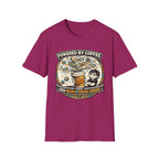 Powered by Coffee and Neurodiverse Chaos Parent T-Shirt