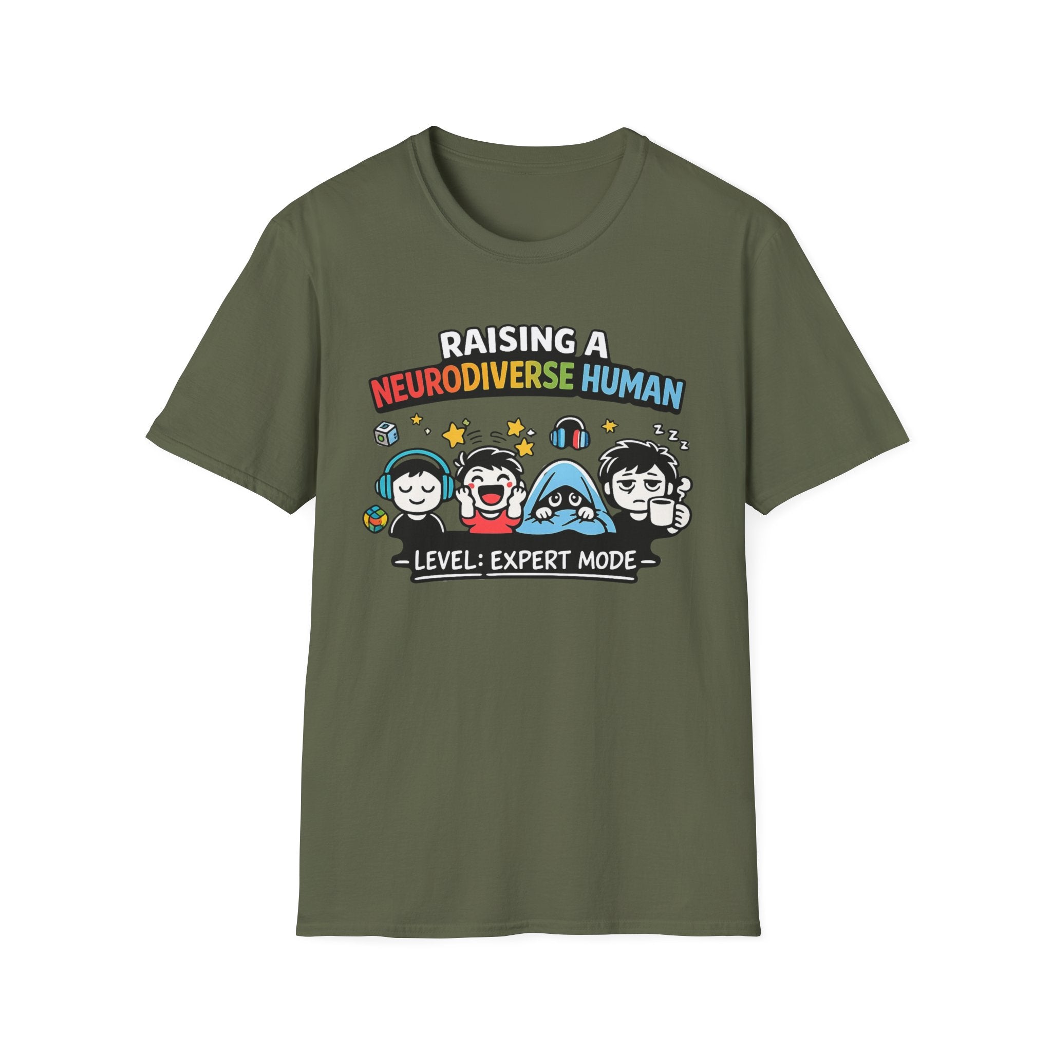 Raising a Neurodiverse Human Level Expert Mode T-Shirt