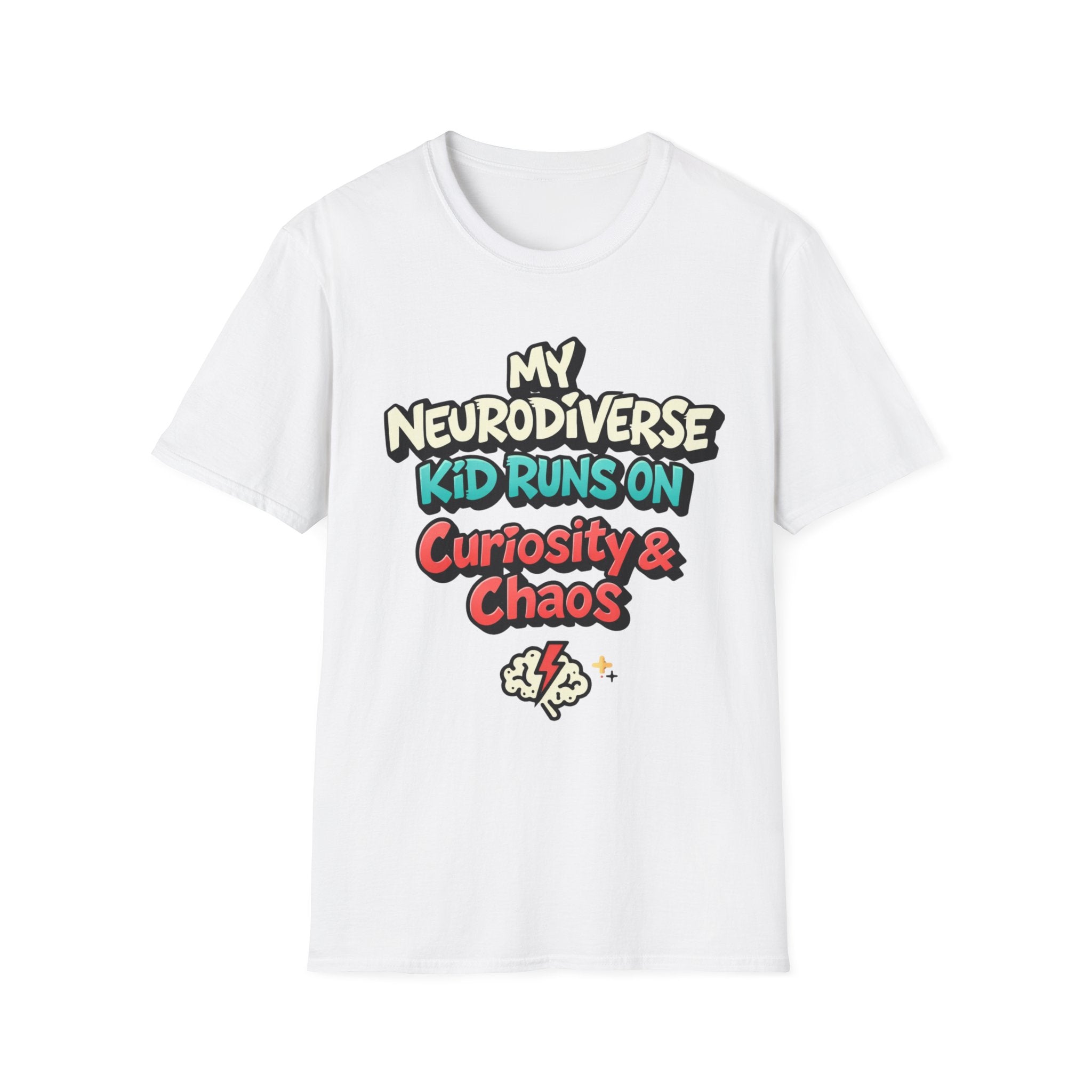My Neurodiverse Kid Runs on Curiosity & Chaos T-Shirt