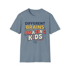 Different Brains Amazing Kids T-Shirt