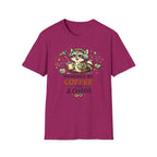 Powered by Coffee and Chaos Racoon T-Shirt