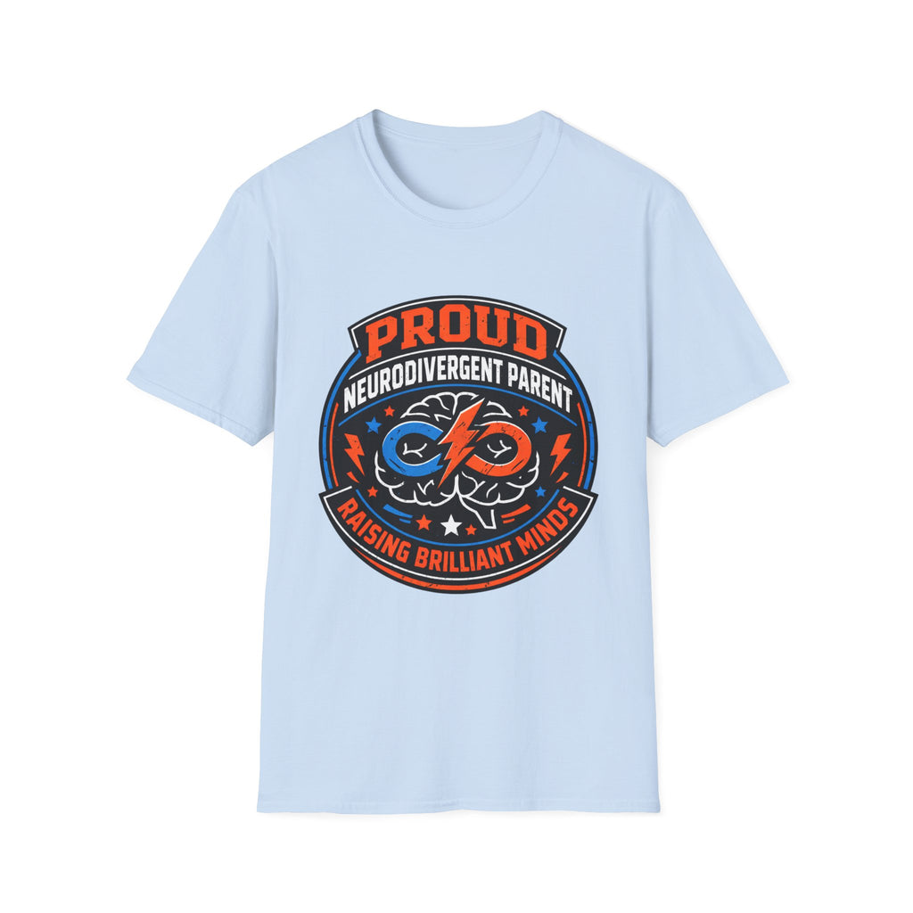 Proud Neurodivergent Parent Badge T-Shirt