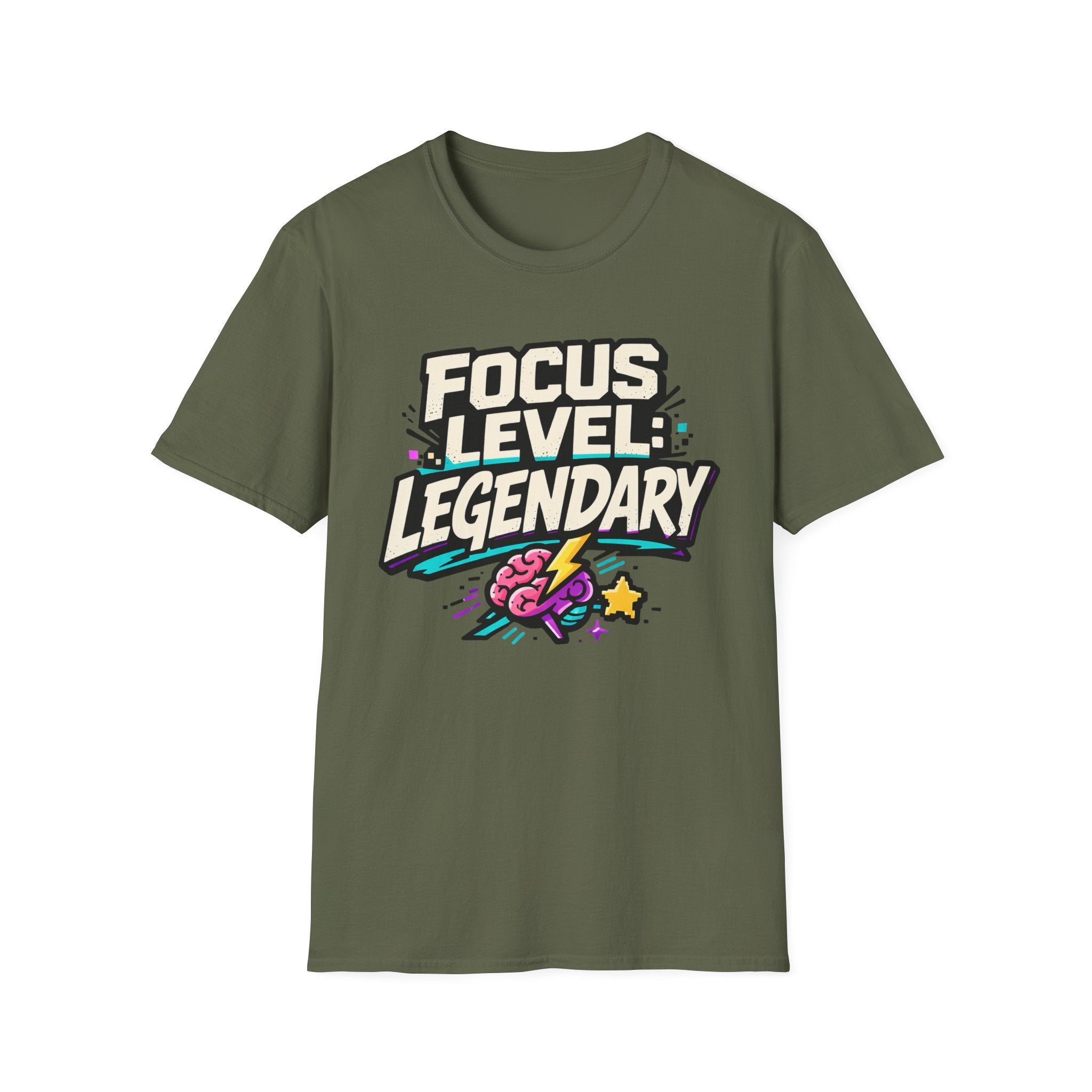 Focus Level Legendary Brain T-Shirt