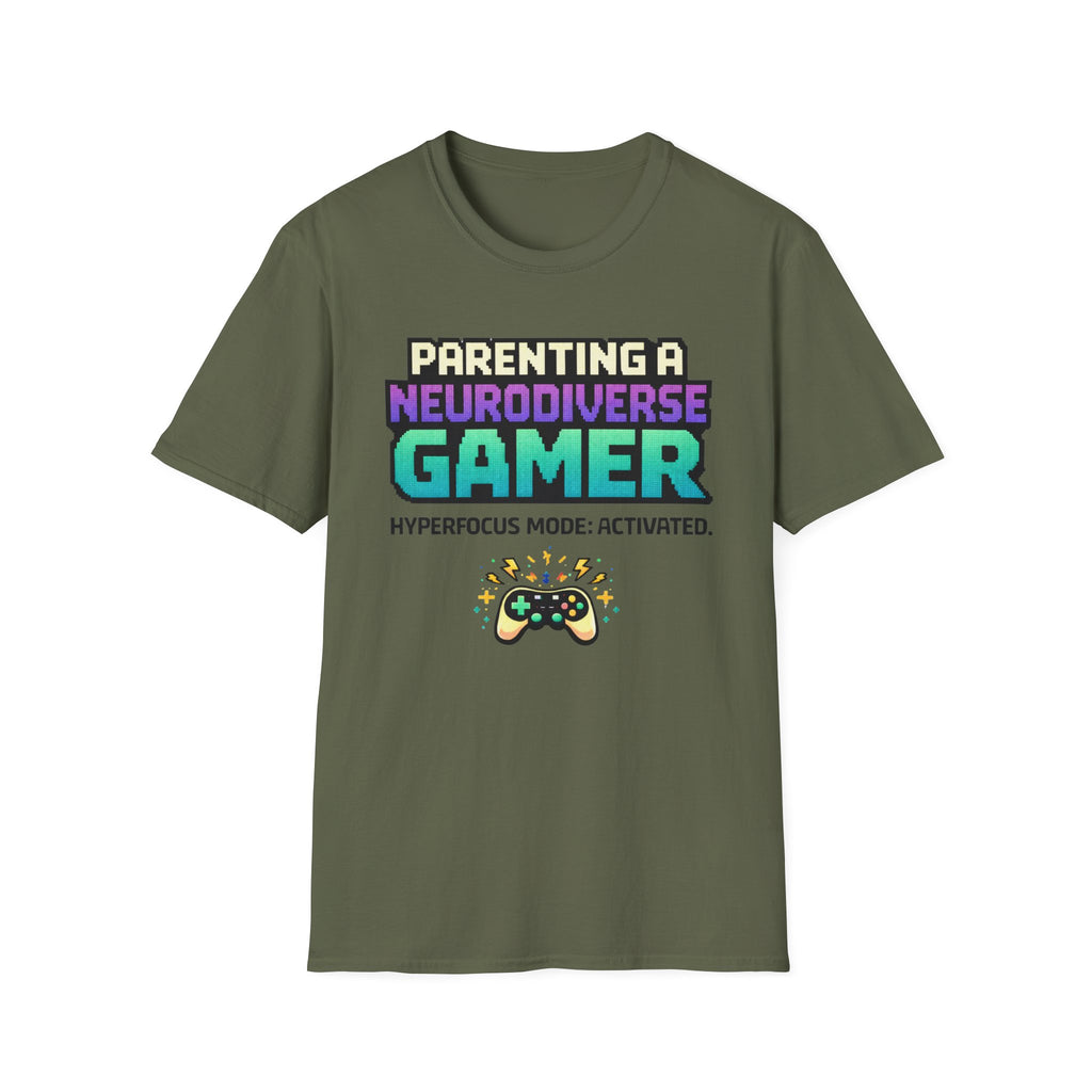 Parenting a Neurodiverse Gamer Hyperfoocus Mode Activated T-Shirt