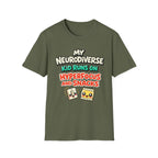 My Neurodiverse Kid Runs on Hyperfocus and Snacks T-Shirt