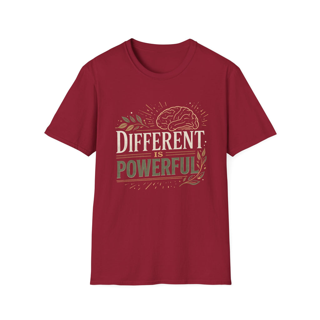 Different Is Powerful Floral T-Shirt