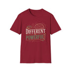 Different Is Powerful Floral T-Shirt