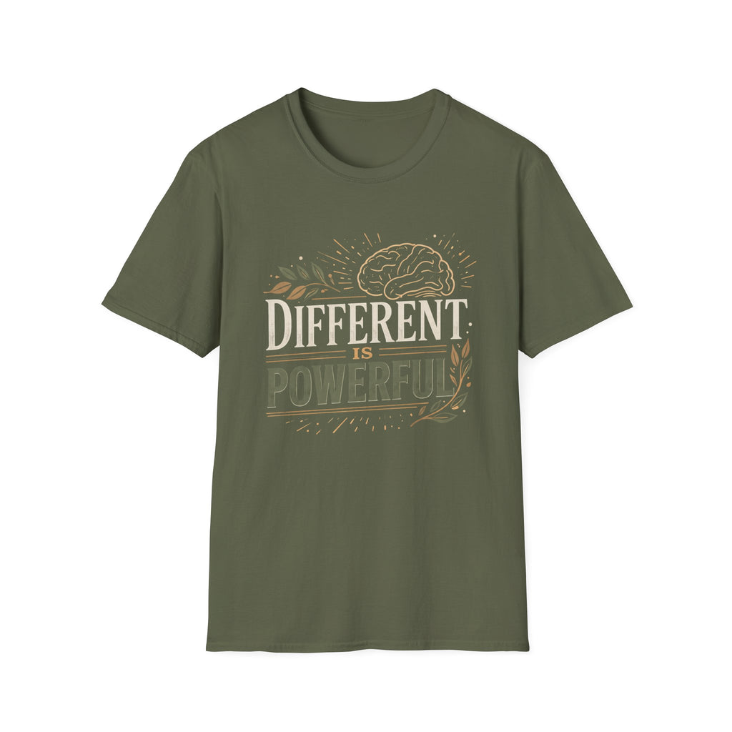 Different Is Powerful Floral T-Shirt