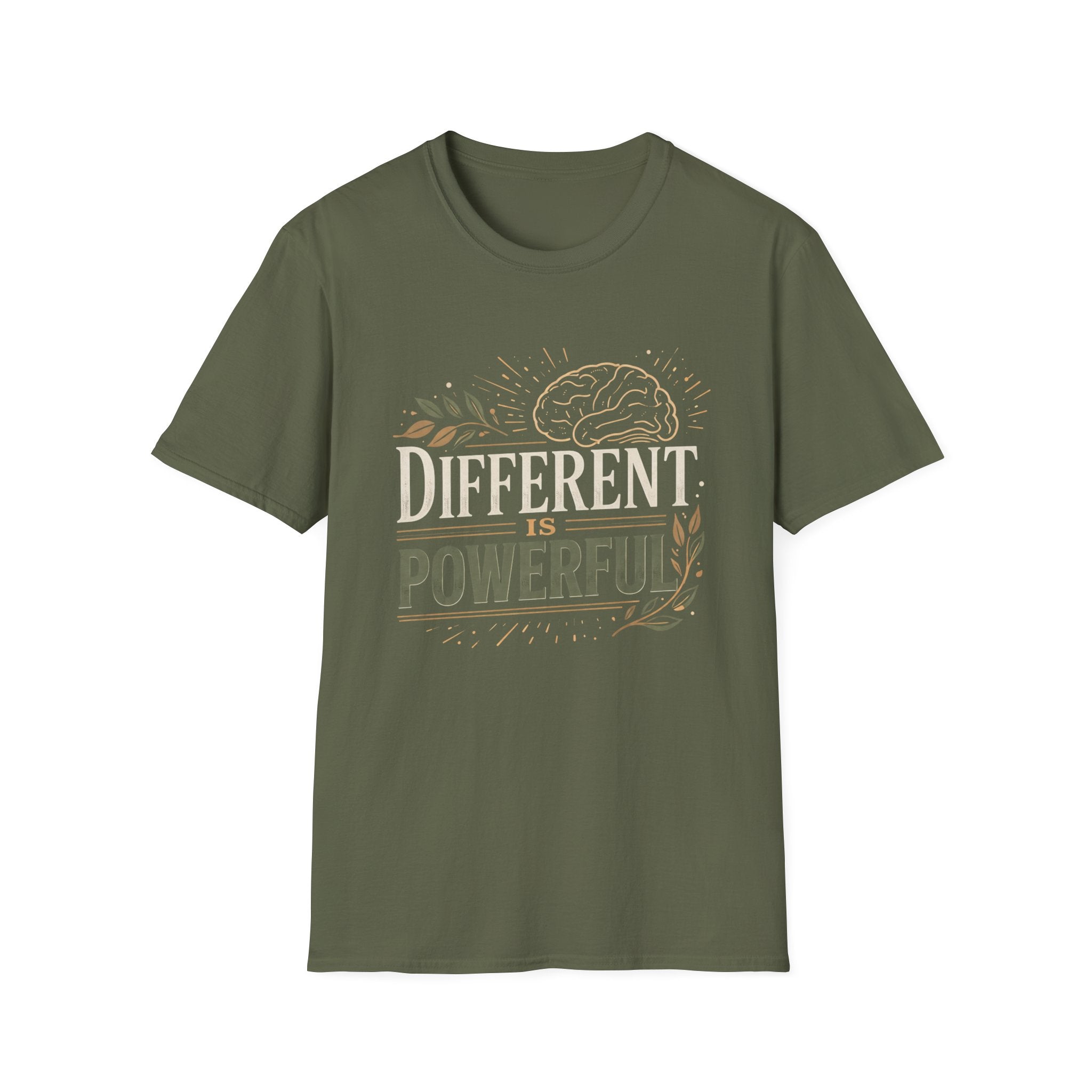 Different Is Powerful Floral T-Shirt