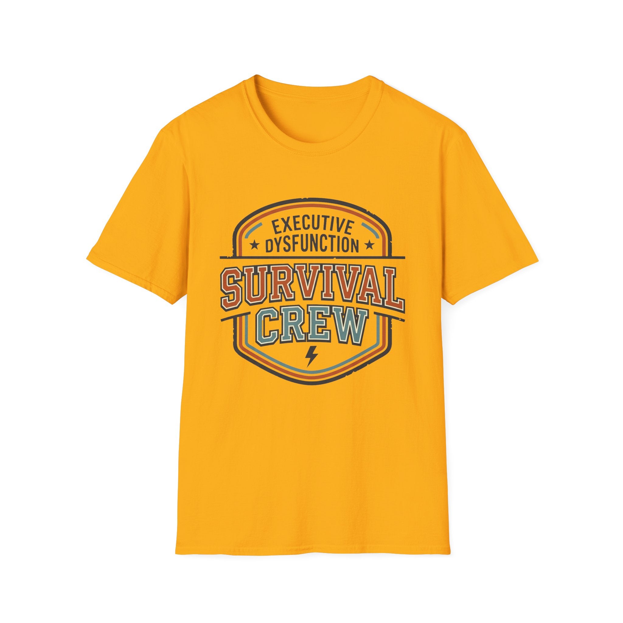 Executive Dysfunction Survival Crew T-Shirt