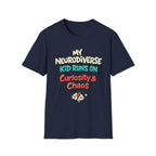 My Neurodiverse Kid Runs on Curiosity & Chaos T-Shirt