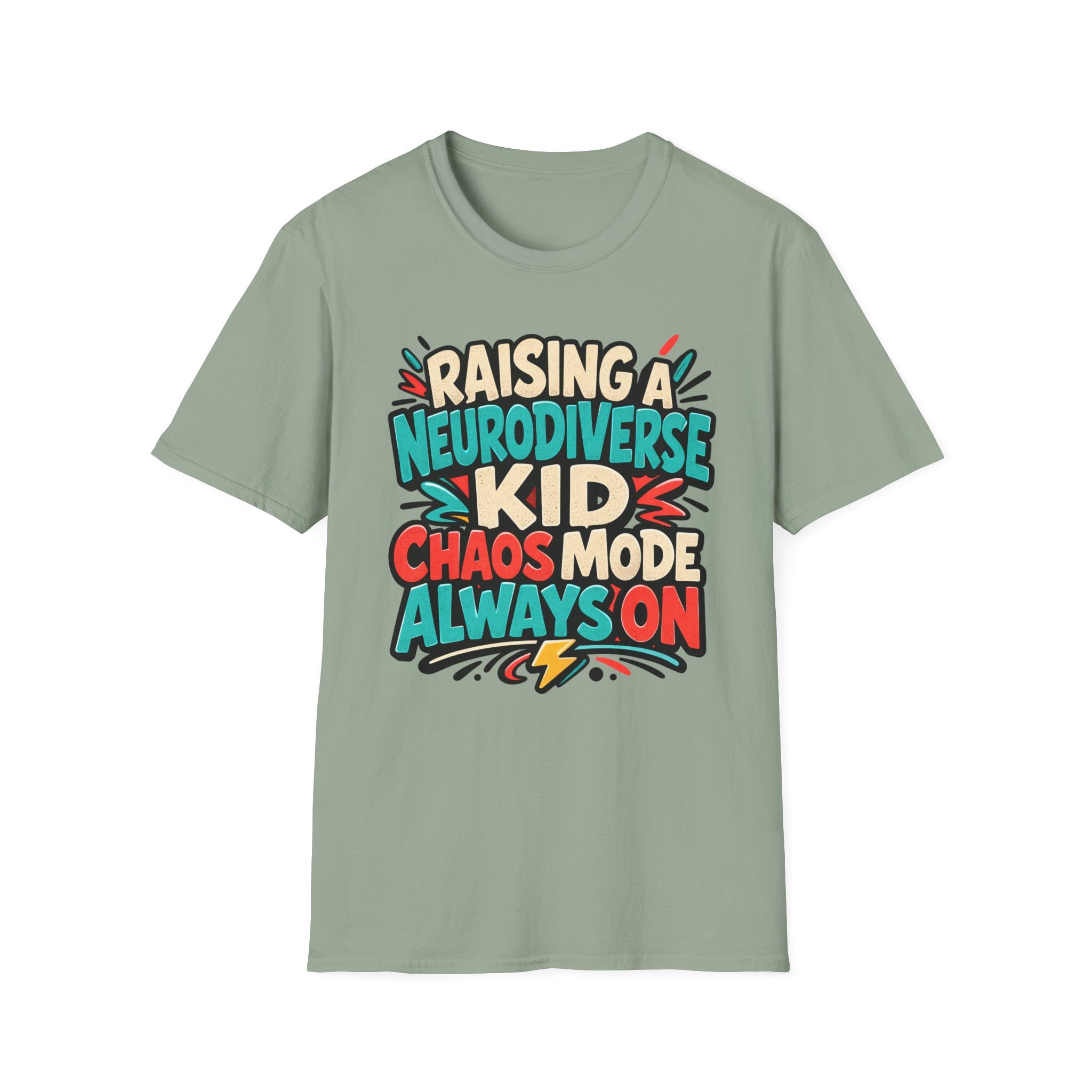 Raising a Neurodiverse Kid Chaos Mode Always On T-Shirt