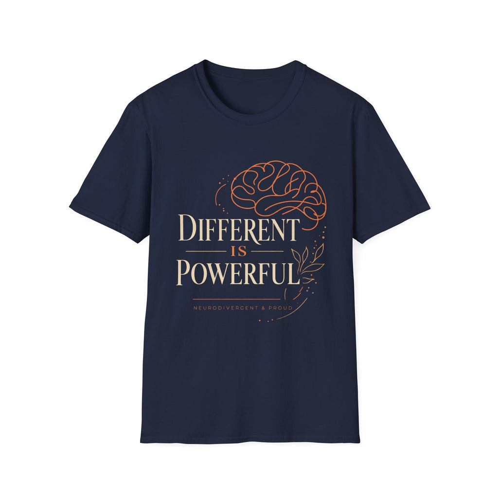Different Is Powerful Line Art T-Shirt