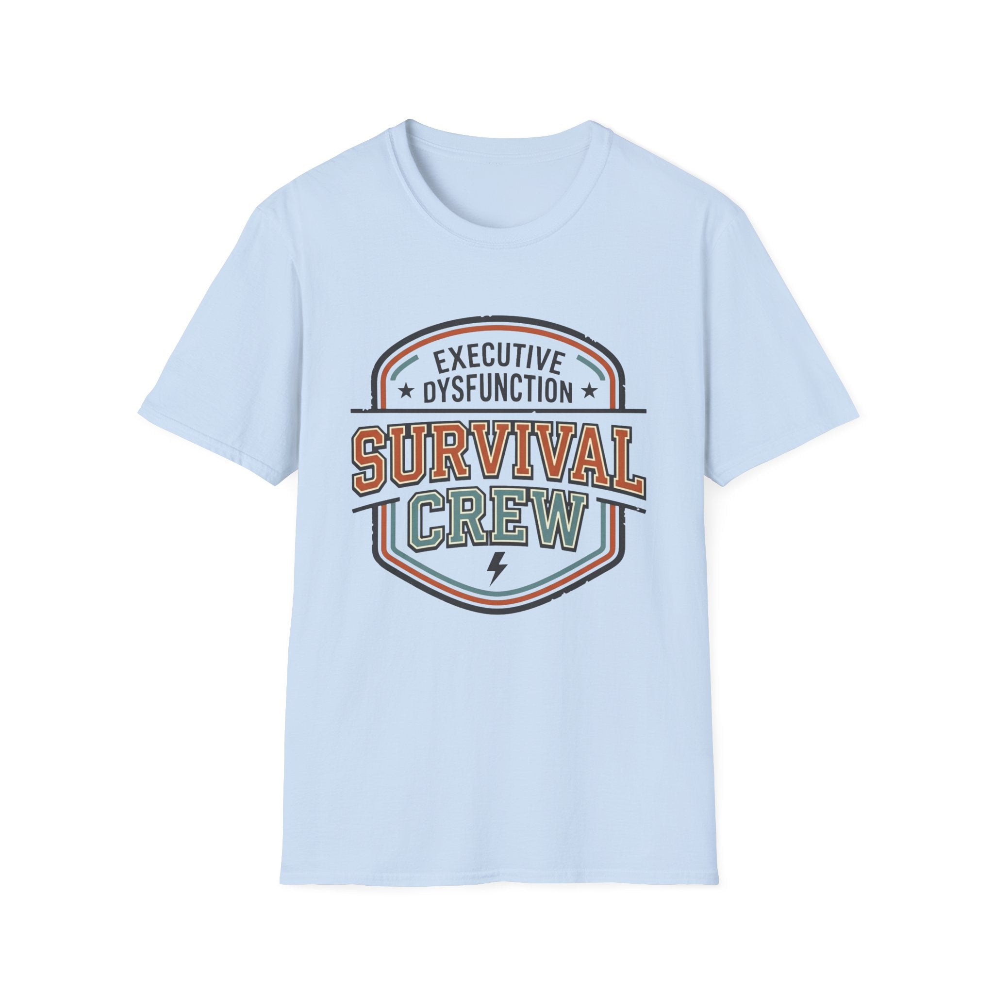 Executive Dysfunction Survival Crew T-Shirt