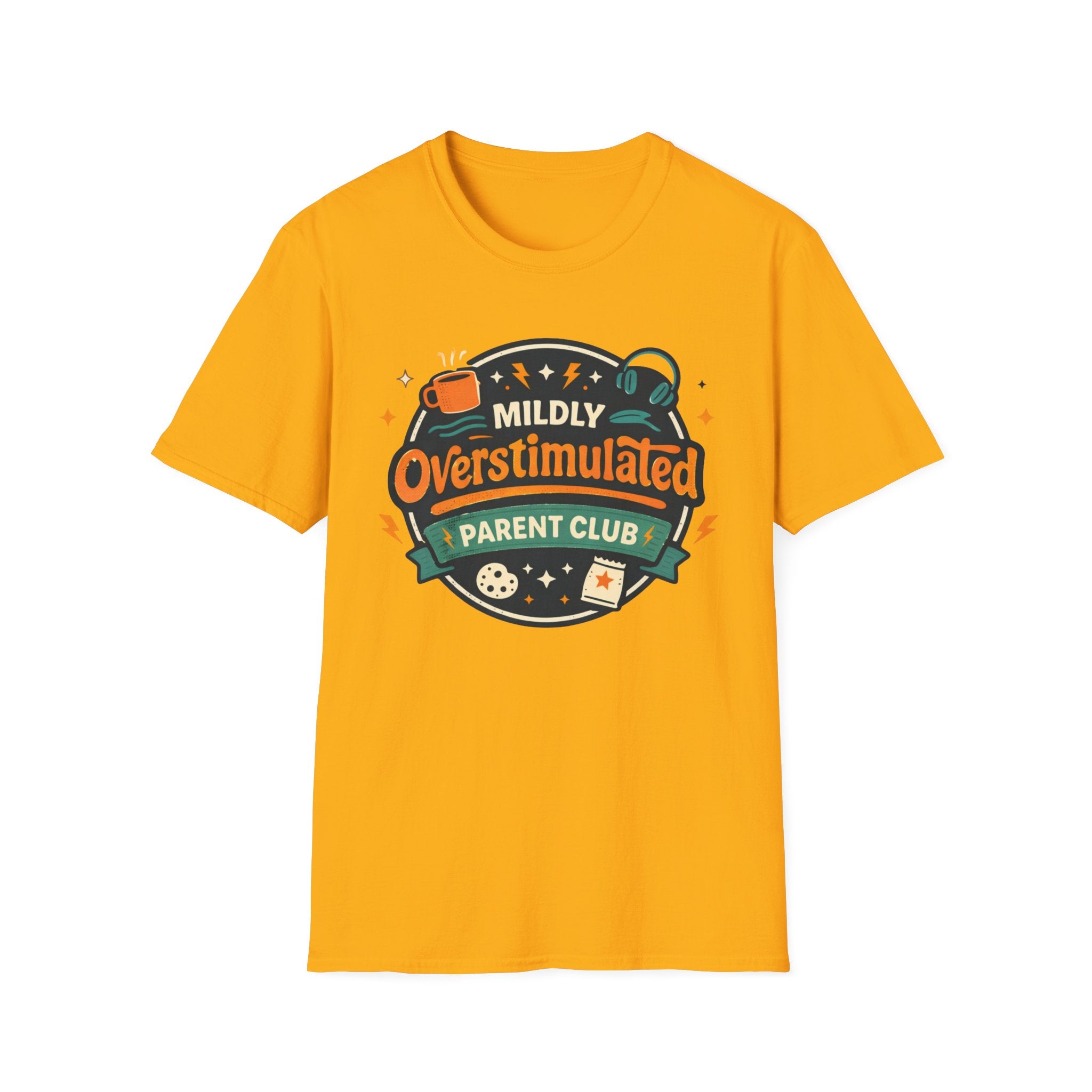 Mildly Overstimulated Parent Club T-Shirt