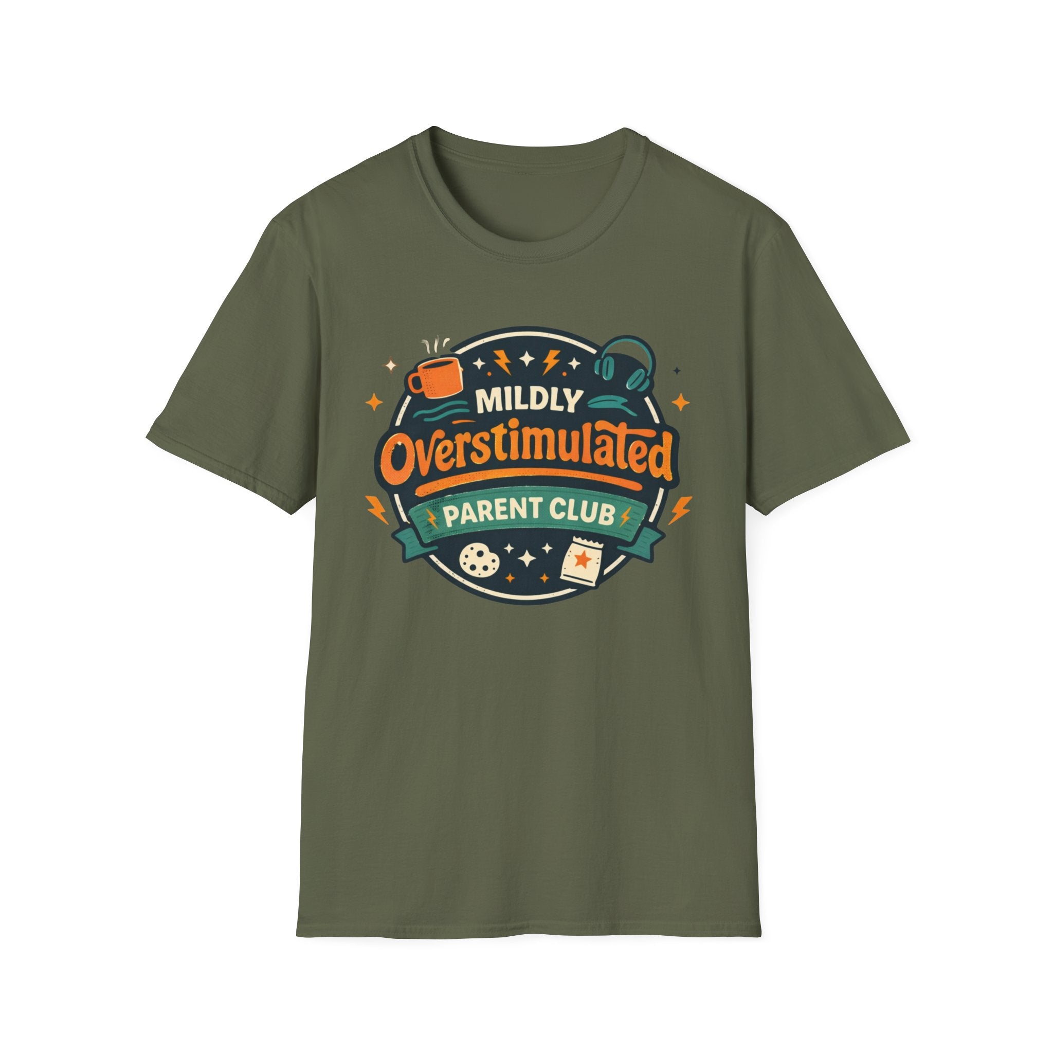 Mildly Overstimulated Parent Club T-Shirt