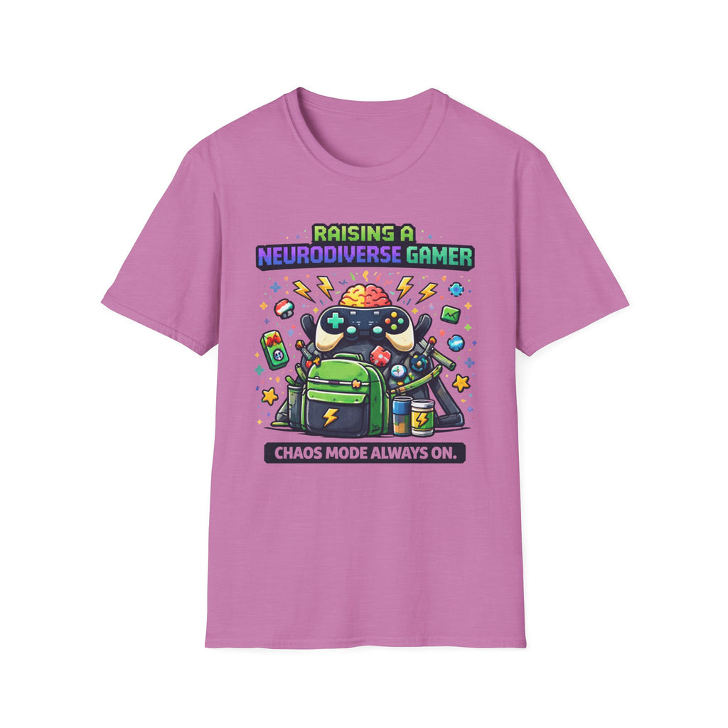 Raising a Neurodiverse Gamer Chaos Mode Always On T-Shirt