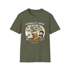 Powered by Coffee and Neurodiverse Chaos Parent T-Shirt