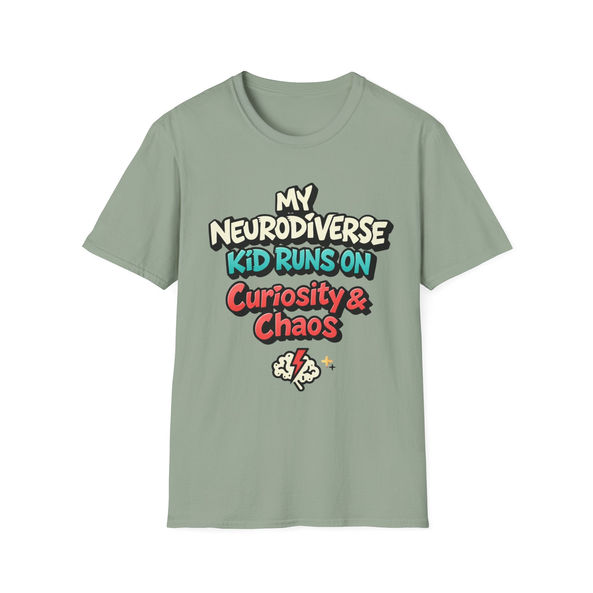 My Neurodiverse Kid Runs on Curiosity & Chaos T-Shirt