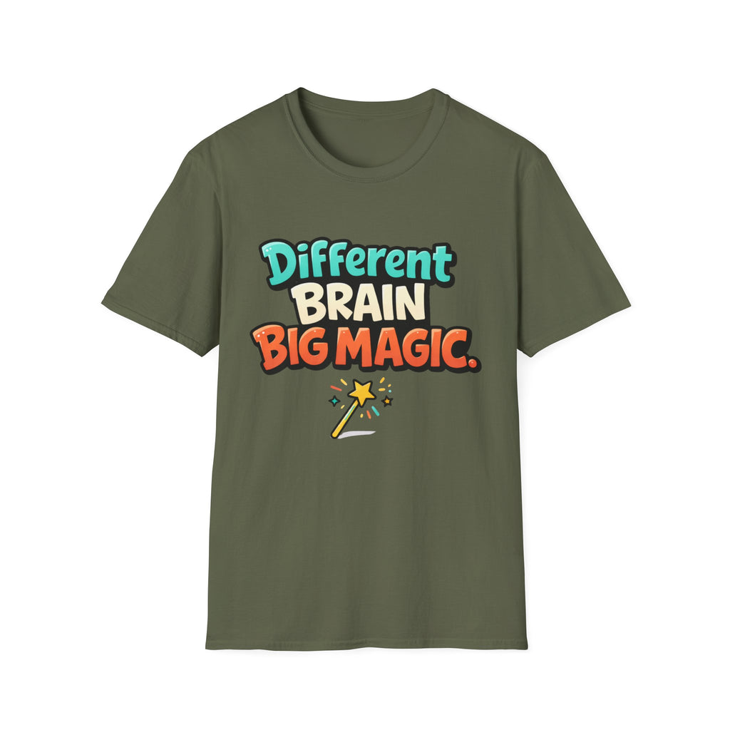 Different Brain Big Magic T-Shirt