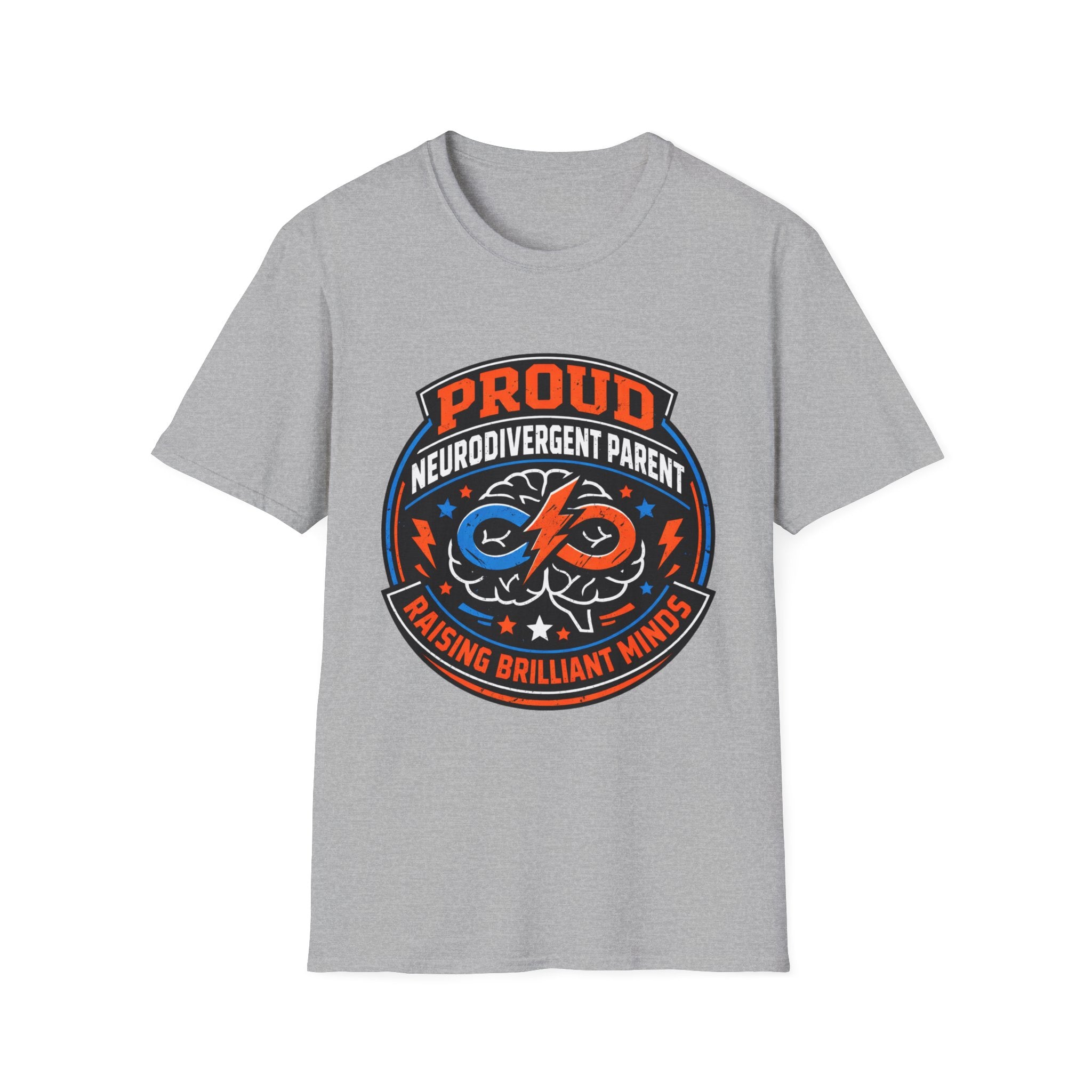 Proud Neurodivergent Parent Badge T-Shirt