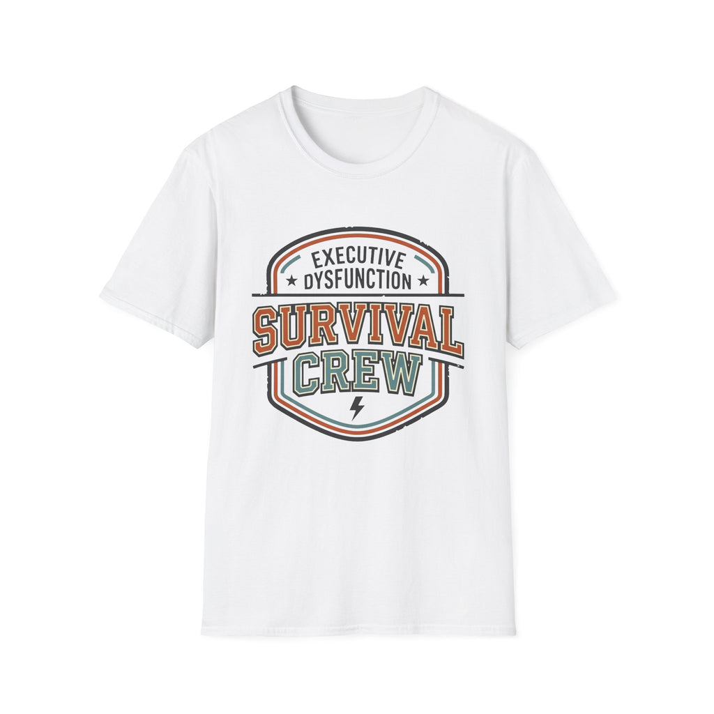 Executive Dysfunction Survival Crew T-Shirt