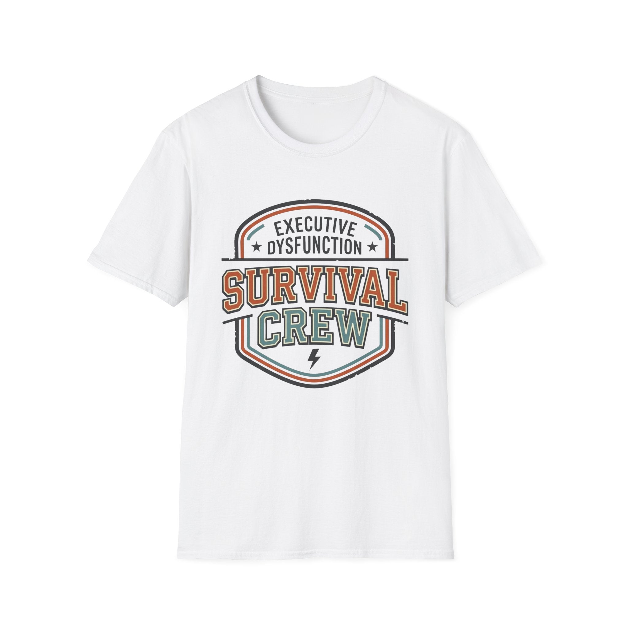 Executive Dysfunction Survival Crew T-Shirt