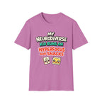 My Neurodiverse Kid Runs on Hyperfocus and Snacks T-Shirt
